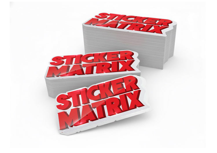 Custom Glossy Laminated Stickers