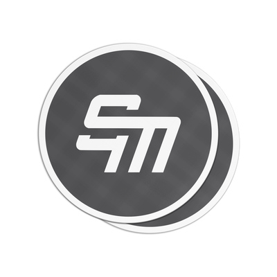 Circle Matte UV Stickers