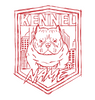 Deluxe Kennel Logo Design with 50 pcs 3" stickers